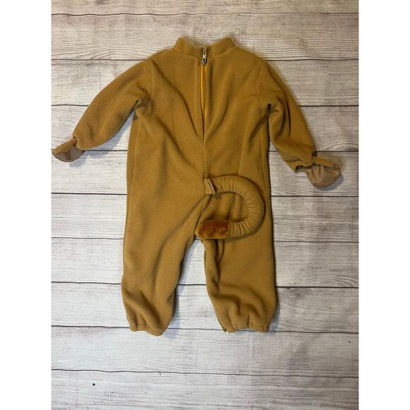 Spooktacular Creations Baby Lion Costume 18-24 Mo Deluxe Fleece Suit - Picture 3 of 13